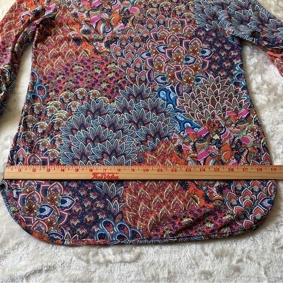 Hippie Boho Statement Piece Big Bell Sleeves
Rich Vibrant Multi Color EUC Small - Picture 4 of 13